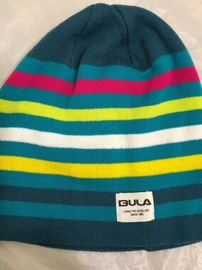 BULA Multi Colored Beanie Hat